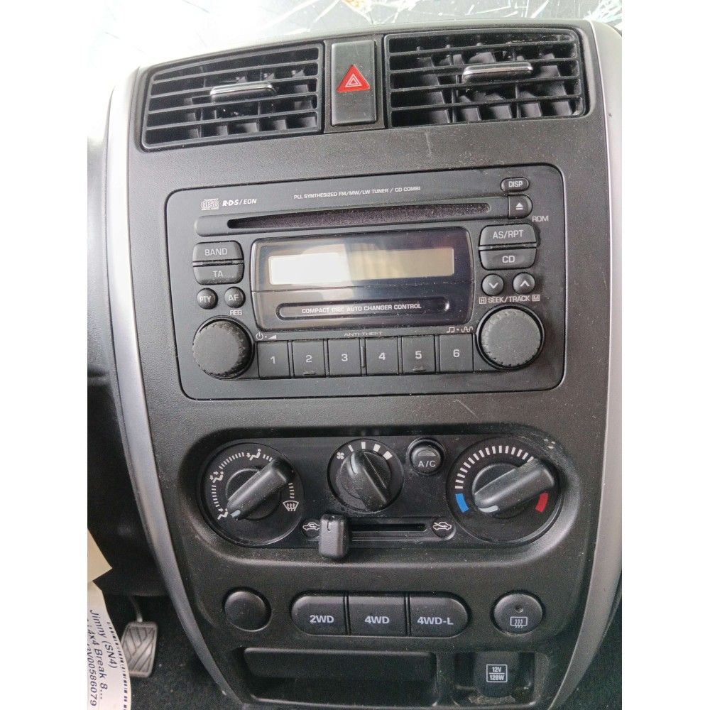 Autoradio Jimny (SN4) (01/09/1998 - 01/10/2018) 1.3 i 16V 4WD 85 cv JIMNY